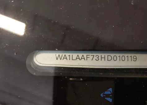 2017 Audi Q7 3.0T Premium from USA, damaged, VIN WA1LAAF73HD010119